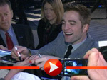Robert Pattinson badet in seinen Fans