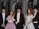 Buddenbrooks - Mark Waschke, Iris Berben, Armin Mueller-Stahl, Jessica Schwarz, August Diehl (Photo: Bavaria Film / Stefan Falke)