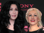Christina Aguilera und Cher: Ganz in Schwarz in Berlin