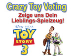 Toy Story 3: TIKonline.de startet das Crazy Toy Voting