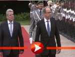 Joachim Gauck empfängt Fürst Albert mit militärischen Ehren