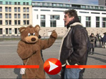 David Hasselhoff: Ein Bär erklärt ihm Osten und Westen