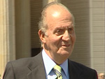 Juan Carlos und Wowereit spazieren durchs Brandenburger Tor: Der spanische König mit Hörgerät!