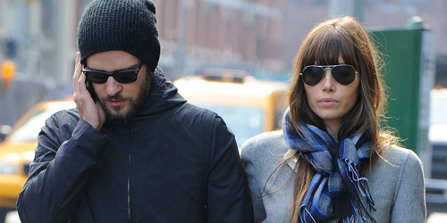 Justin Timberlake und Jessica Biel
