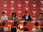 Will Smith mit Frau Jada, Sohn Jaden und Jackie Chan in Berlin