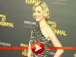 Katherine Heigl im Zebra-Look in Berlin