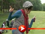 So gut spielt Katja Ebstein Golf
