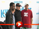 Die Kindsköpfe Adam Sandler, Kevin James und Chris Rock grillen in Berlin