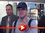Matt Damon kommt mit Sack und Pack in Berlin an