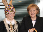 Angela Merkel: Äpfel für die Kanzlerin