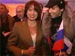 Die Vips beim Neujahrsempfang 2008: Jeanette Biedermann sang für´s Publikum!