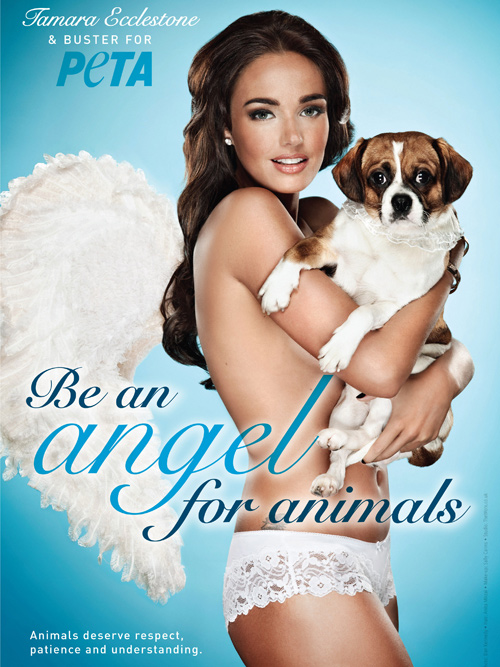 Tamara Ecclestone (Foto: Dan Kennedy / PETA)