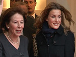 Letizia erstmals solo in Berlin: Küsschen mit Frau Köhler!