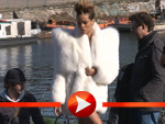 Rihanna Ankunft Foto-Shooting Hauptbahnhof Berlin