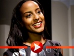 Sara Nuru auf der Schuh-Messe GDS