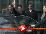 Tom Cruise besucht die „Bild“-Redaktion in Berlin